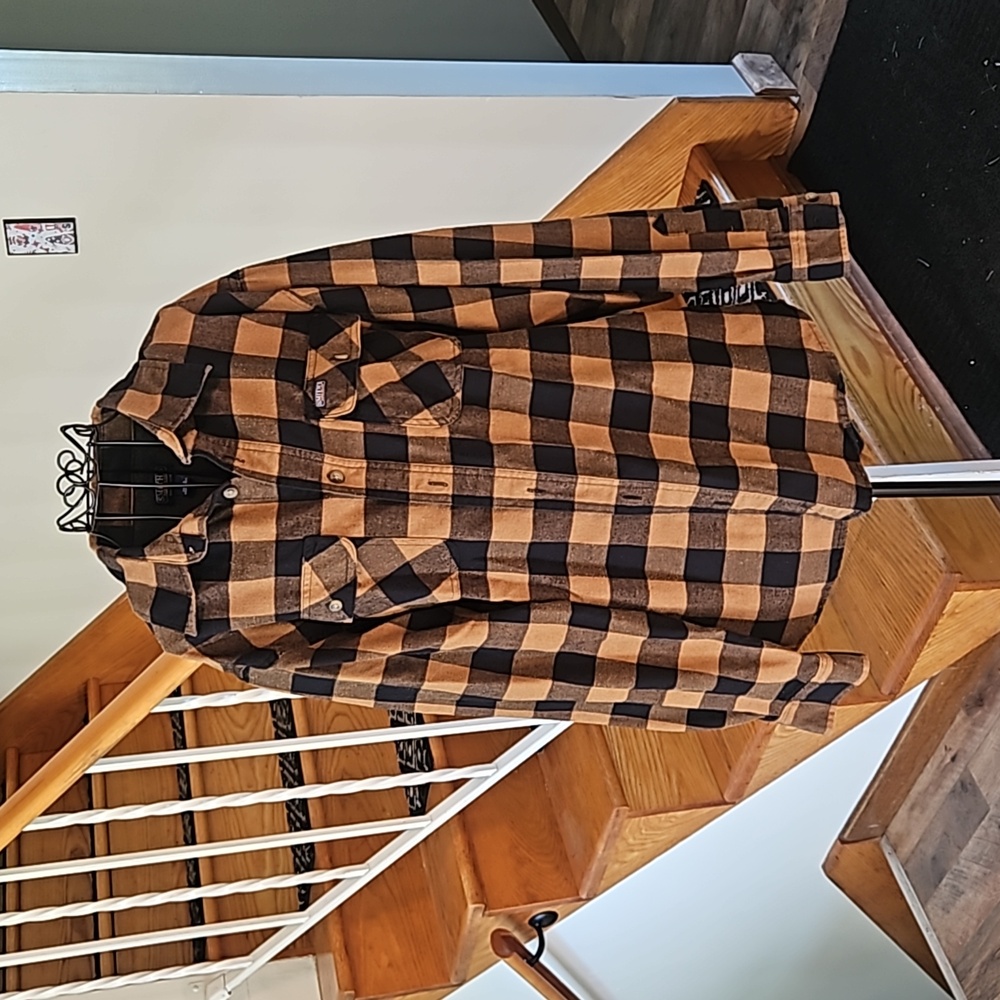 👕SMITH'S WORK WEAR CHECKED FLANNEL SHIRT 👕